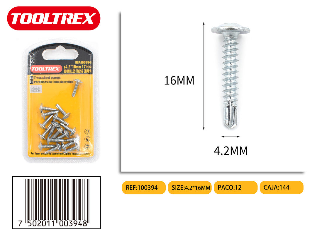 100394 Tornillos Para Metales