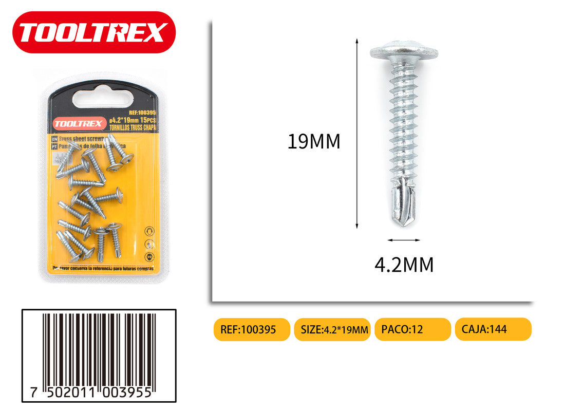 100395 Tornillos Para Metales