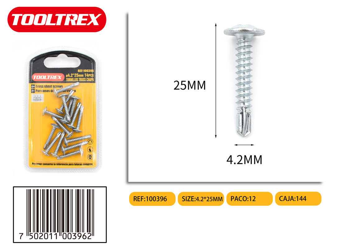 100396 Tornillos Para Metales