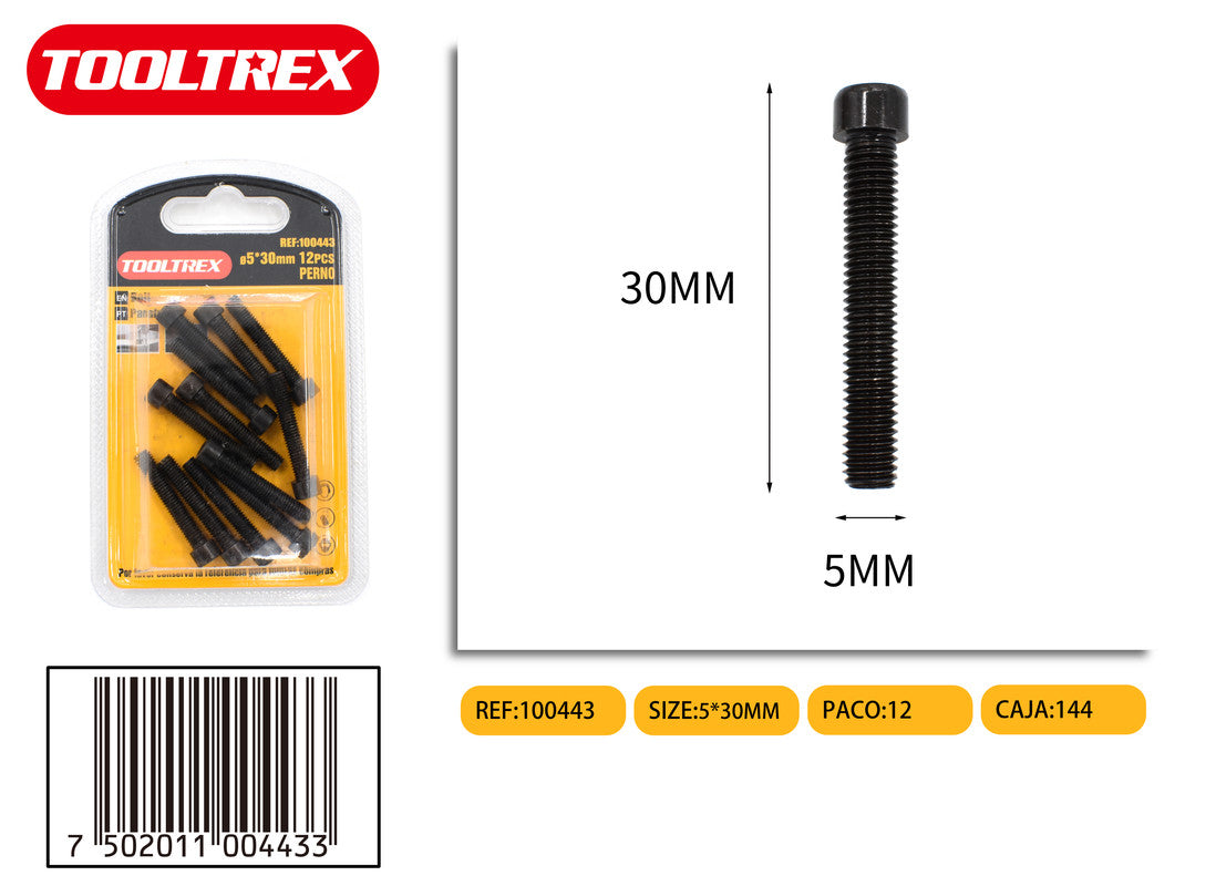 100443 Tornillos Hexagonales