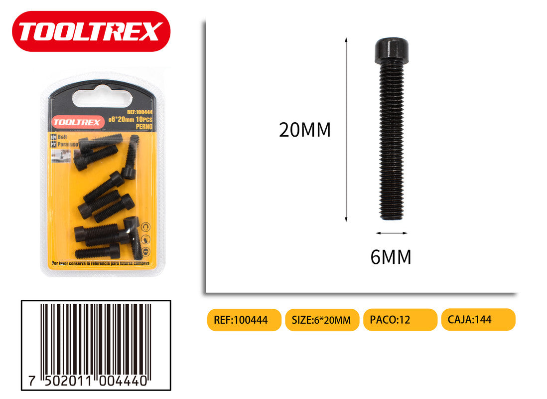 100444 Tornillos Hexagonales