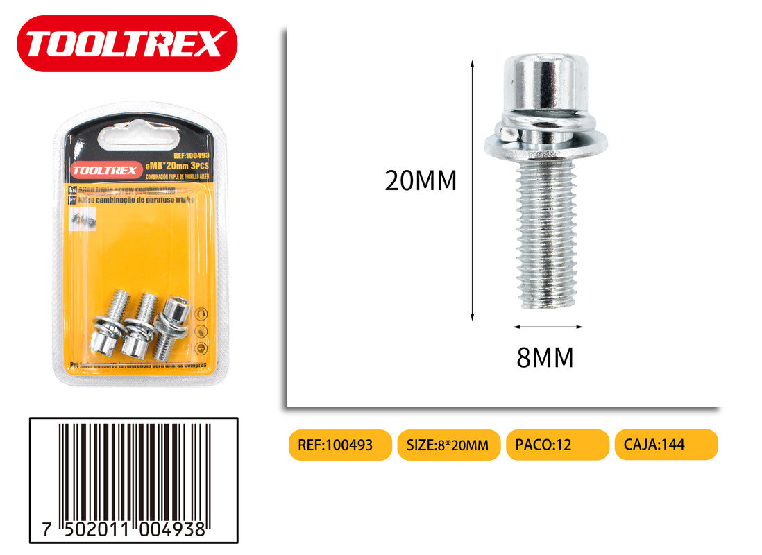 100493 Tornillos Hexagonales