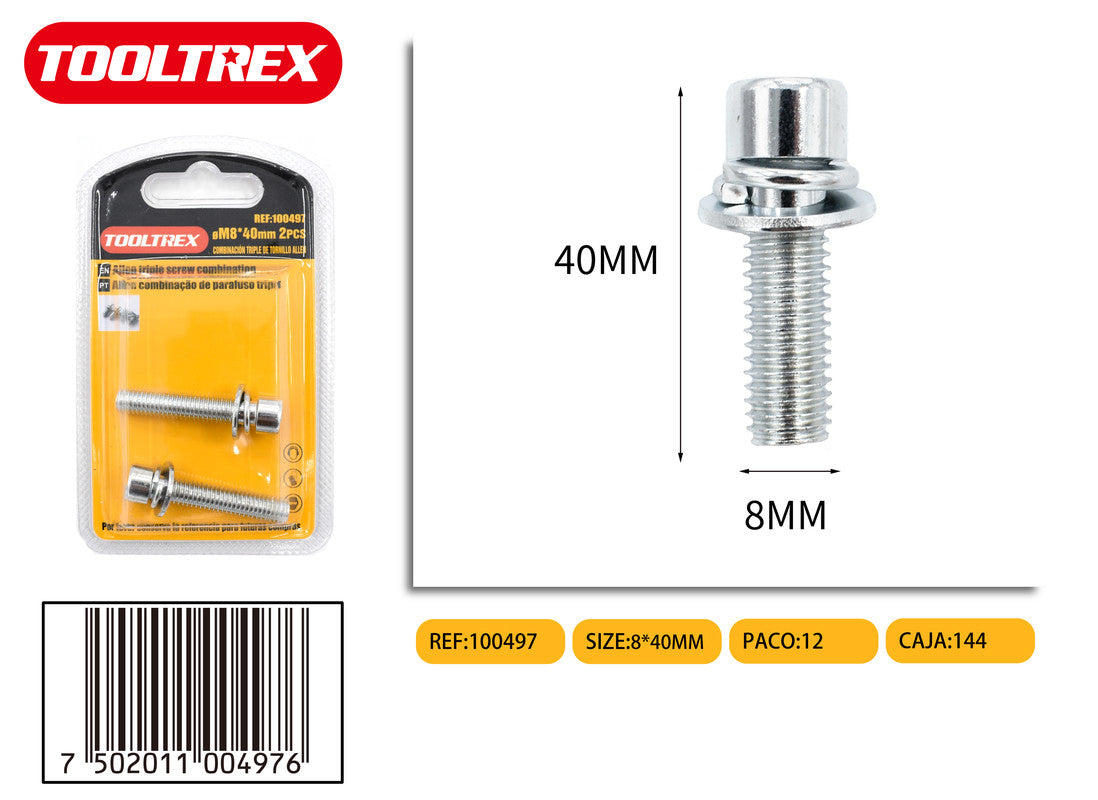 100497 Tornillos Hexagonales