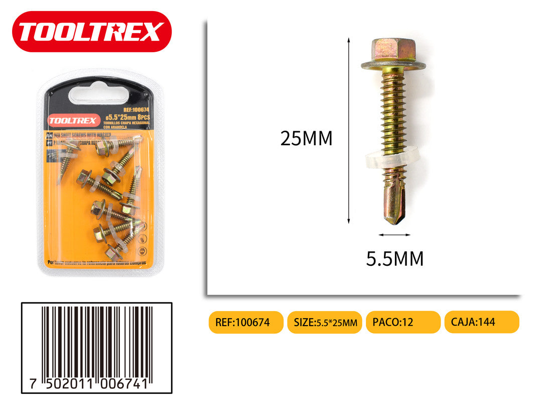 100674 Tornillos Para Metales