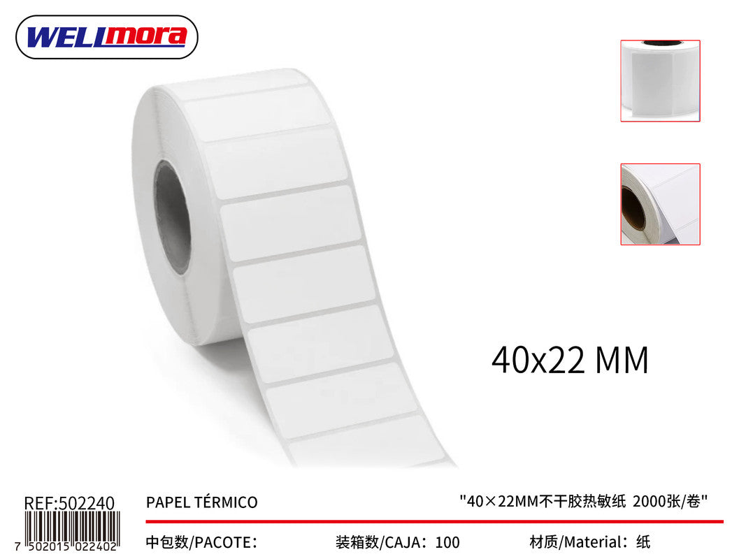 502240 Cintas Adesivas y Papel Termico
