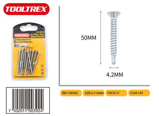 100392 Tornillos Para Metales