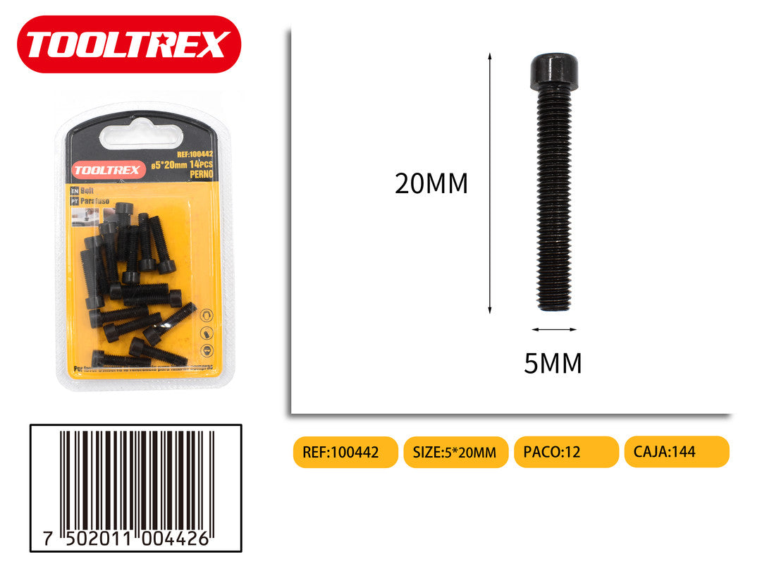 100442 Tornillos Hexagonales