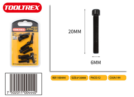 100444 Tornillos Hexagonales