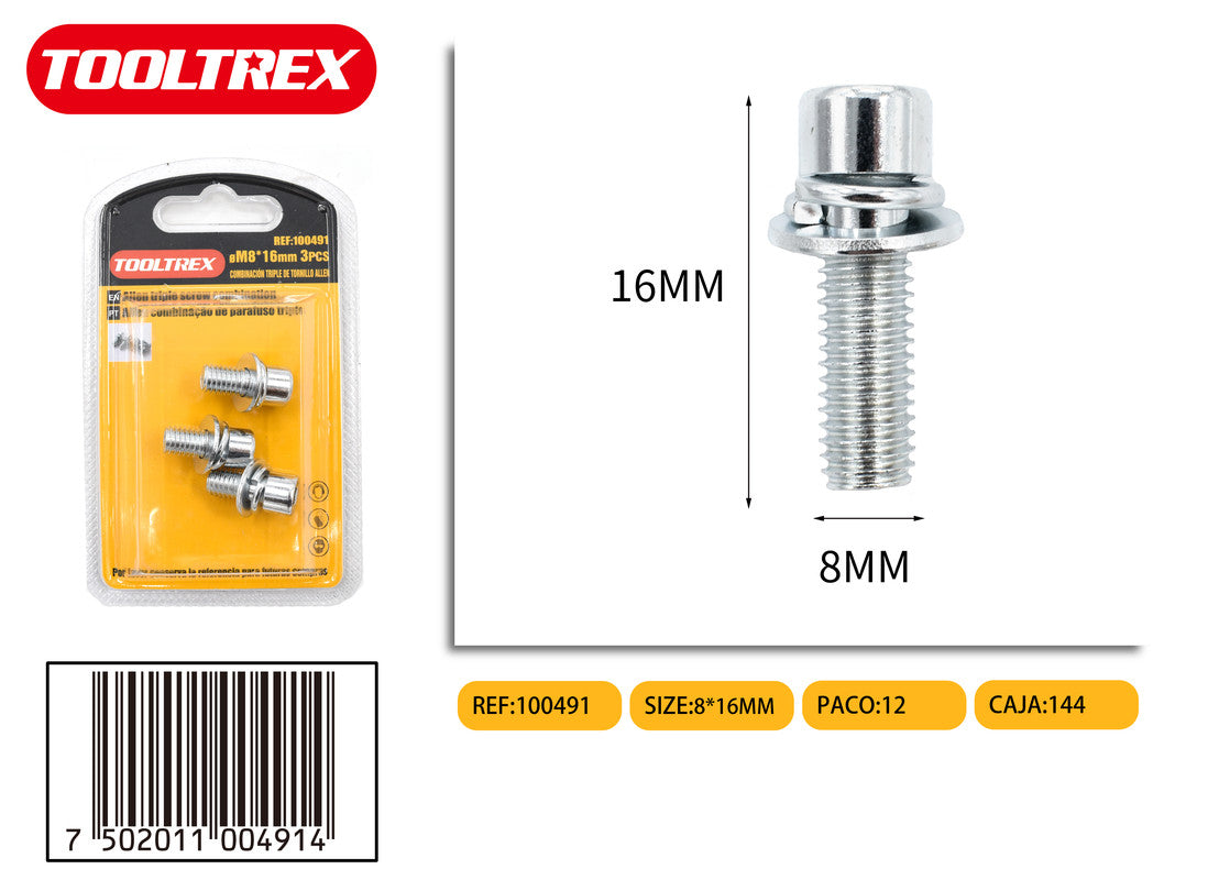 100491 Tornillos Hexagonales