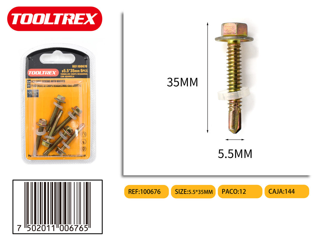 100676 Tornillos Para Metales