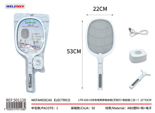 501128 Raqueta Para Mosquitos y Ratonera
