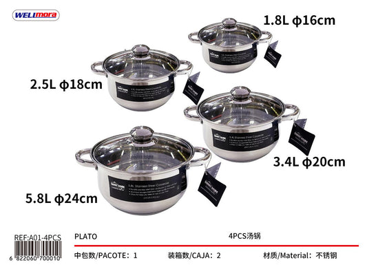 A01-4PCS Saltenes y Tapas